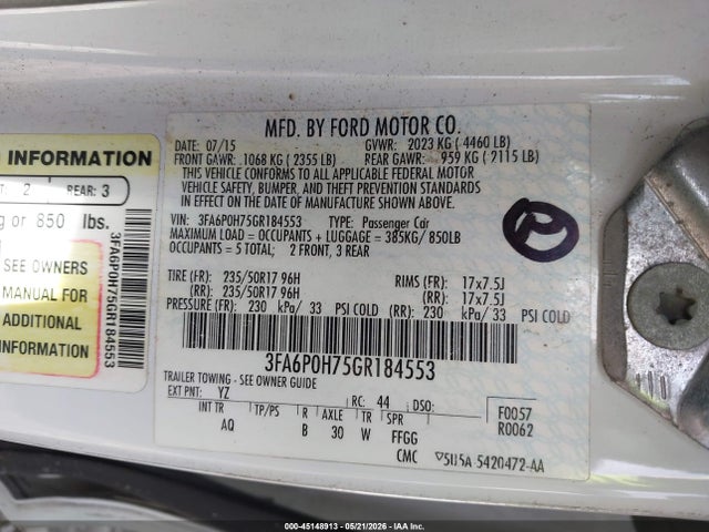 Ford Fusion Se
