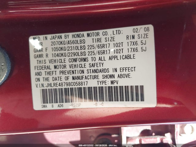 Honda CR-V Ex-l