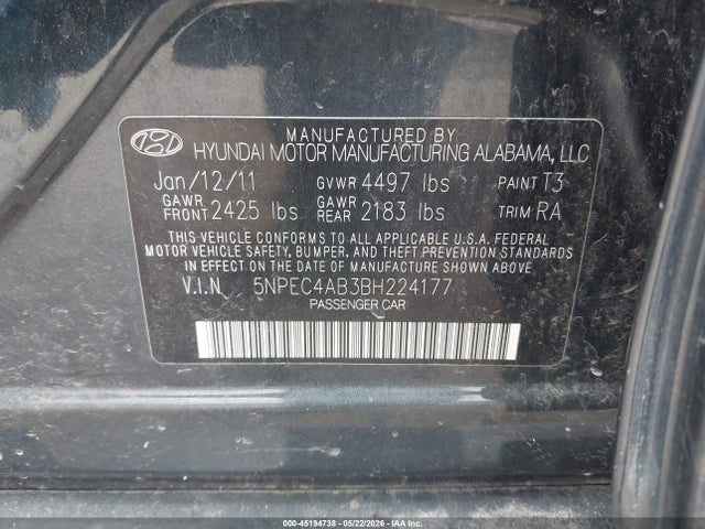 Hyundai SONATA Limited 2.0t