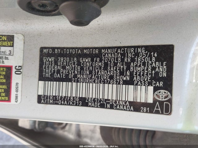 Toyota Corolla Le Plus