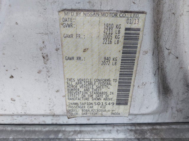 Nissan Altima 2.5 S