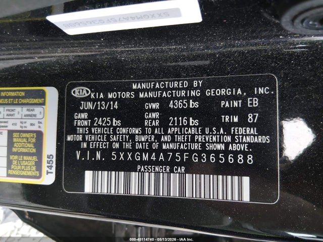 Kia Optima Lx