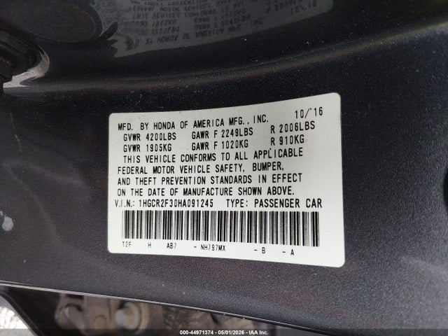Honda Accord Lx