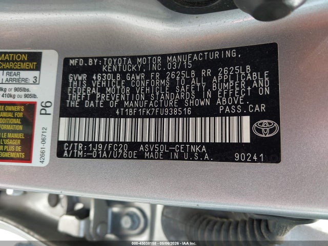 Toyota Camry Le