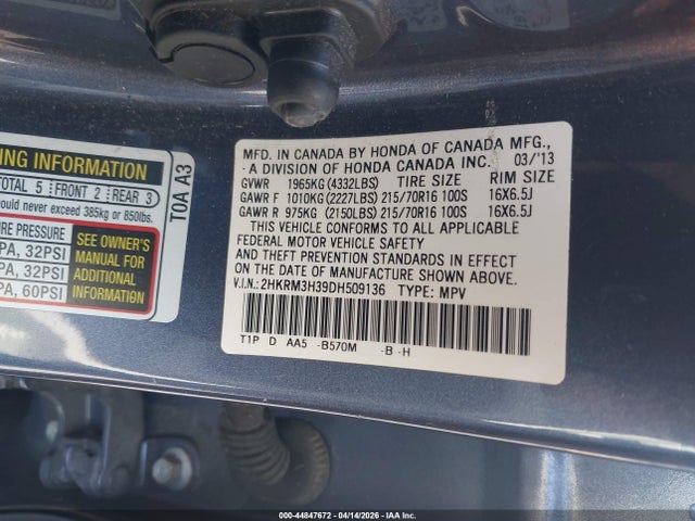 Honda CR-V Lx