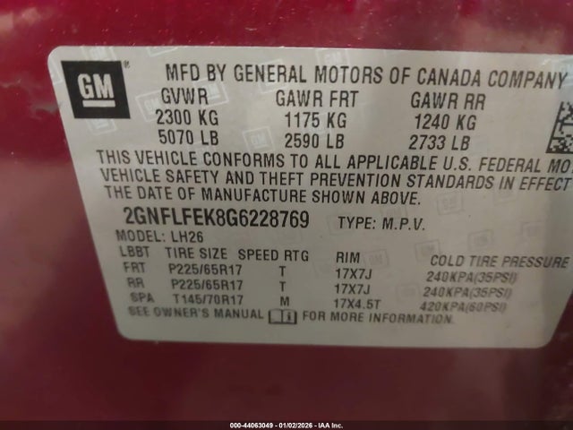 Chevrolet Equinox Lt