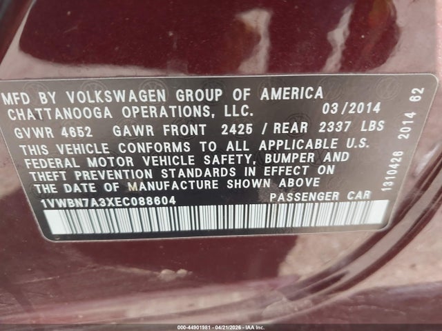 Volkswagen Passat 2.0l Tdi Se