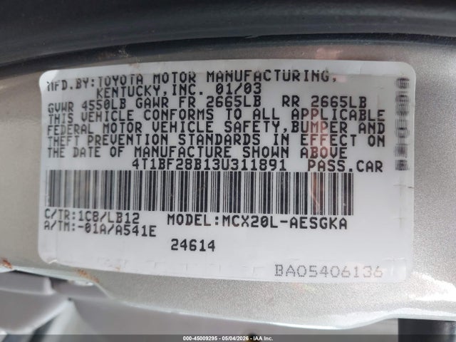 Toyota Avalon Xls