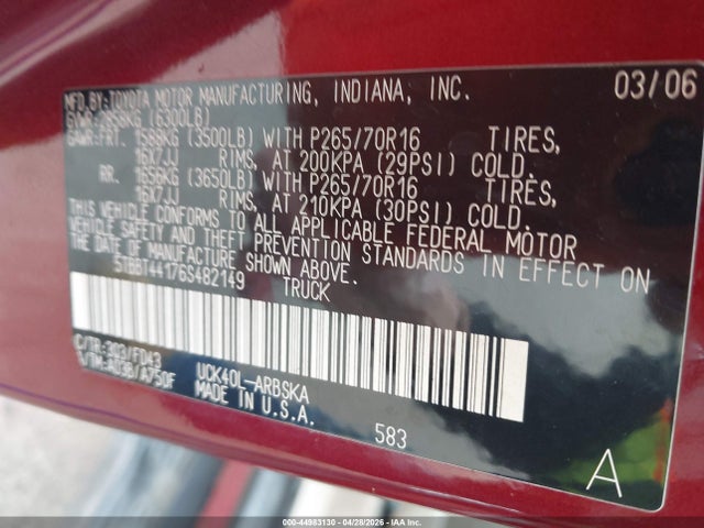 Toyota Tundra Sr5 V8