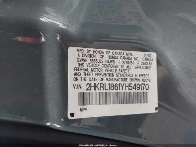 Honda Odyssey Ex