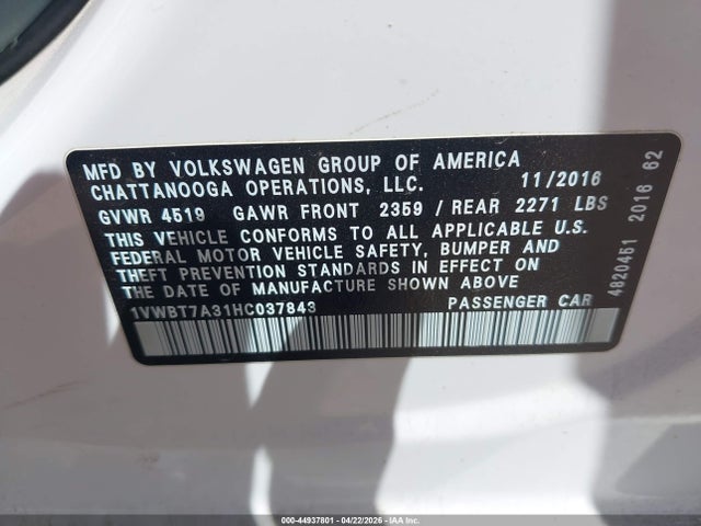 Volkswagen Passat 1.8t Se