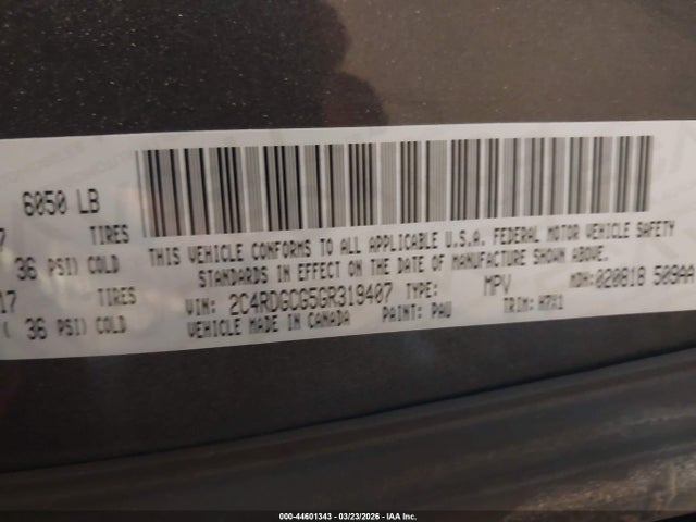 Dodge Grand Caravan Sxt