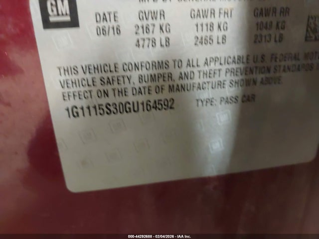 Chevrolet Impala 2lt