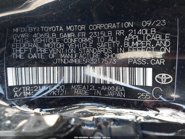 Toyota Corolla Nightshade Edition