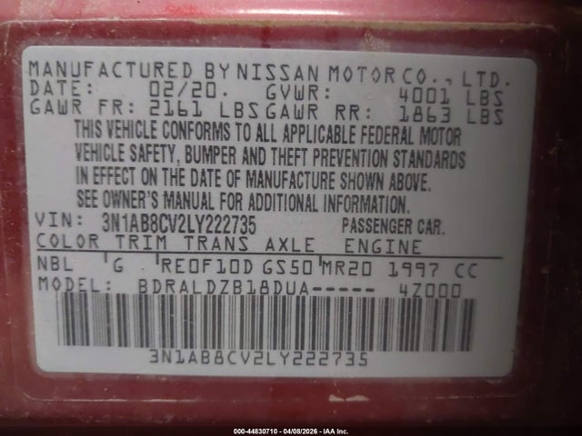 Nissan Sentra Sv Xtronic Cvt