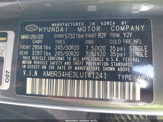 Hyundai PALISADE Sel