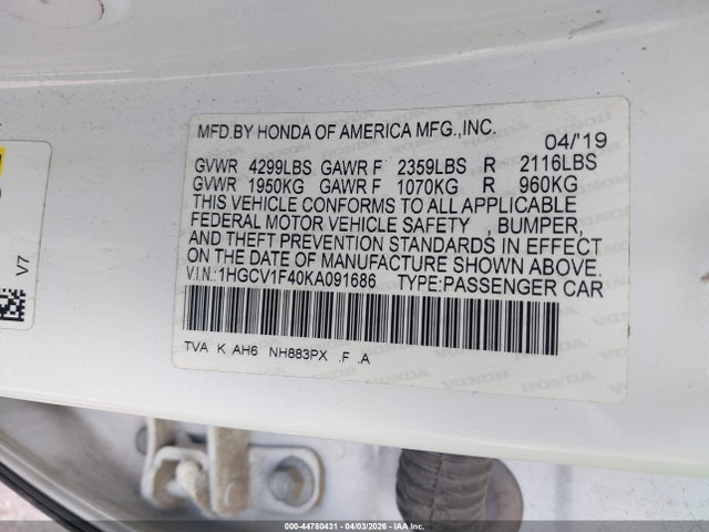 Honda Accord Ex
