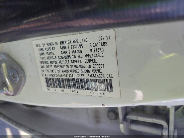 Honda Accord 2.4 Lx-p