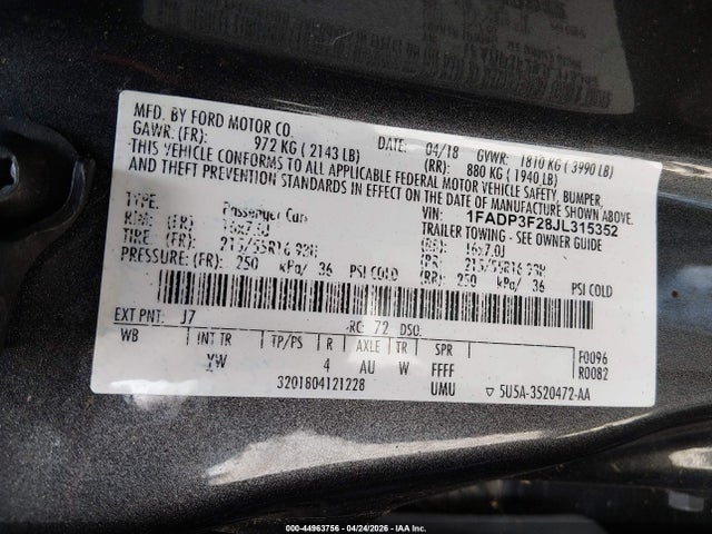 Ford Focus Se