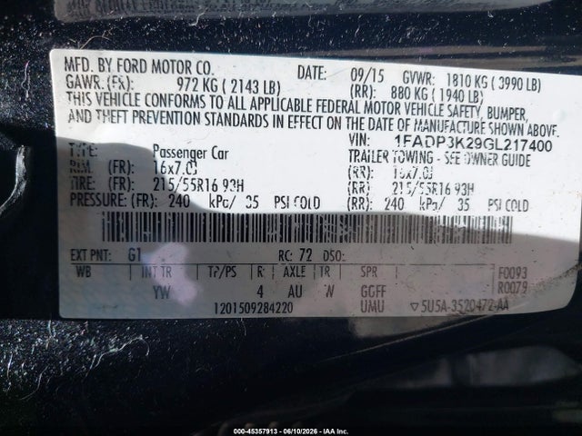 Ford Focus Se