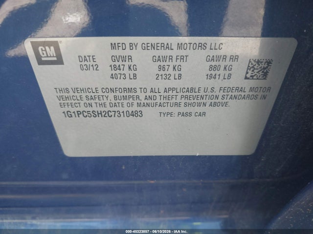 Chevrolet Cruze Ls