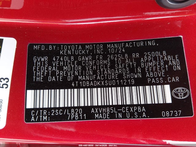 Toyota Camry Xse