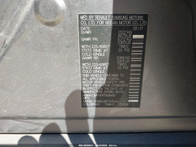 Nissan Rogue Sv