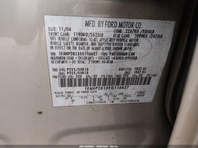 Ford Five Hundred Limited