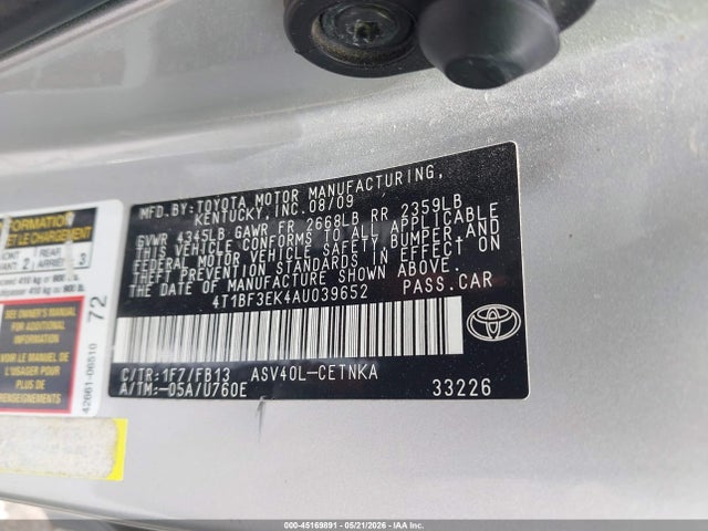 Toyota Camry Le