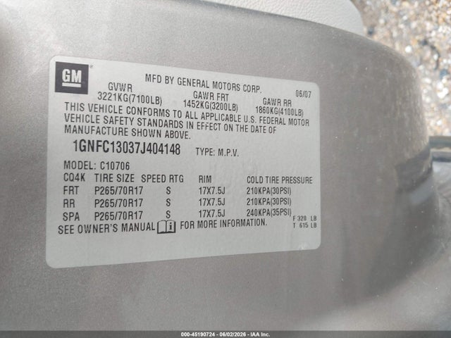 Chevrolet Tahoe Lt