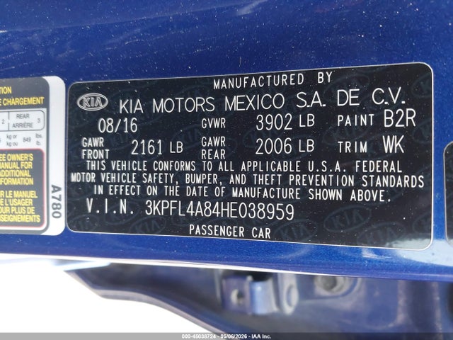 Kia Forte Ex