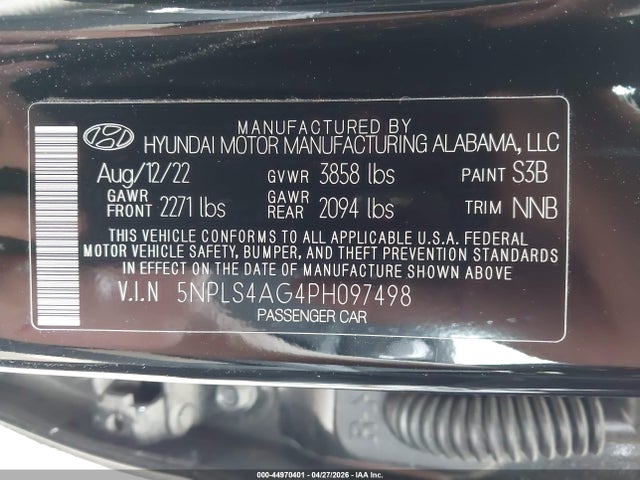 Hyundai ELANTRA Sel
