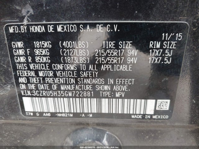 Honda HR-V Lx