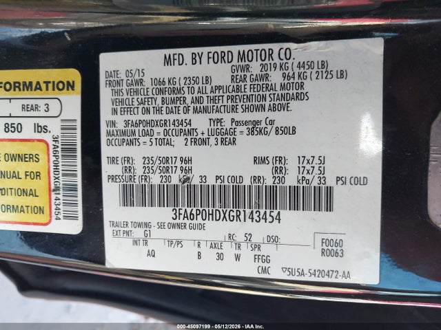 Ford Fusion Se
