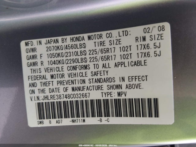 Honda CR-V Ex-l