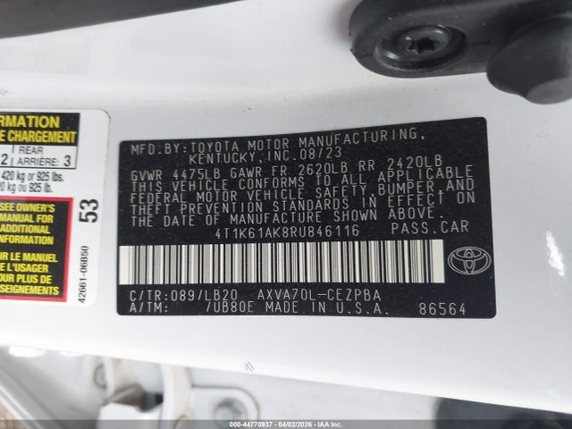 Toyota Camry Xse