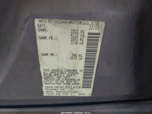 Nissan Altima 2.5 S