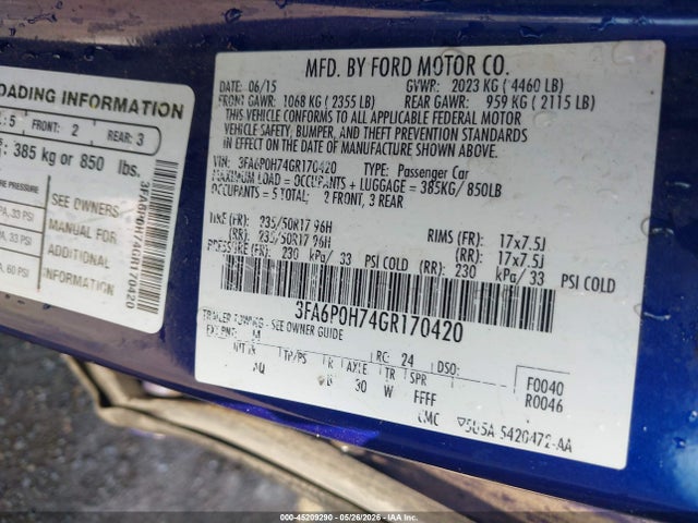 Ford Fusion Se