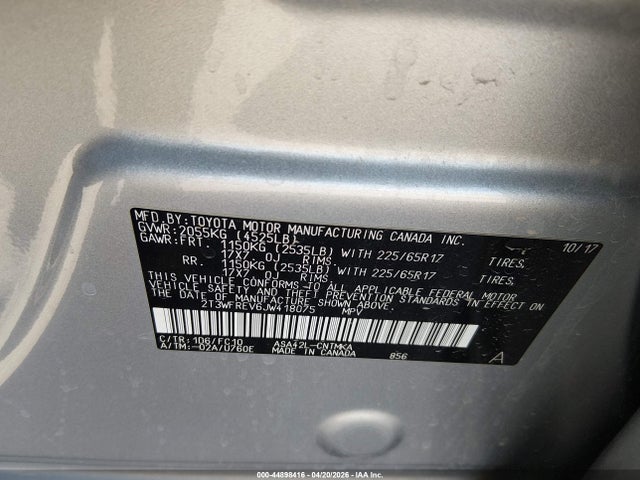Toyota RAV4 Xle