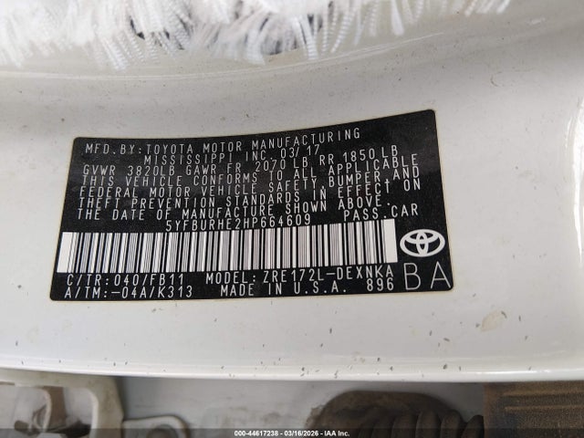 Toyota Corolla Le