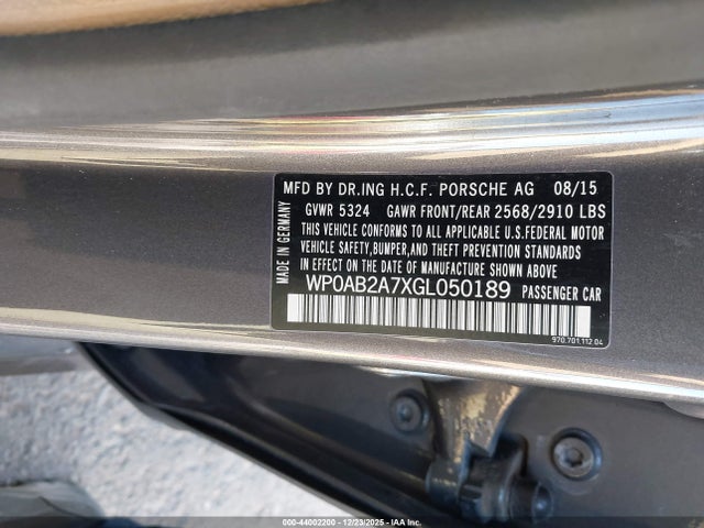 Porsche Panamera S