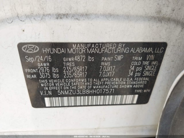 Hyundai SANTA FE 2.4l