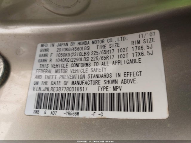 Honda CR-V Ex-l
