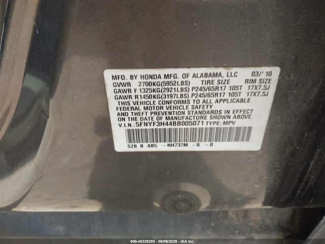 Honda Pilot Ex