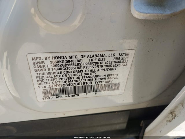 Honda Pilot Ex
