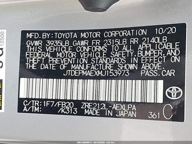 Toyota Corolla Le