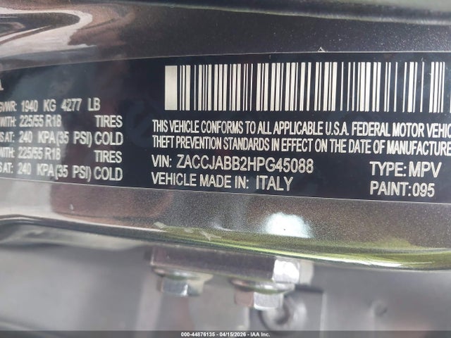 Jeep Renegade Latitude Fwd