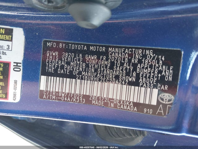 Toyota Corolla S Plus