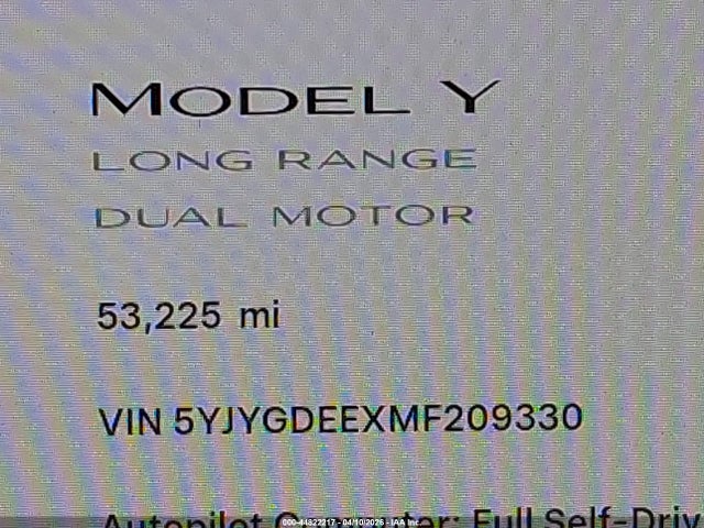 Tesla Model Y Long Range Dual Motor All-wheel Drive