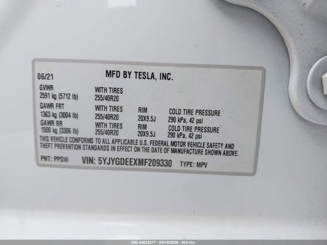 Tesla Model Y Long Range Dual Motor All-wheel Drive